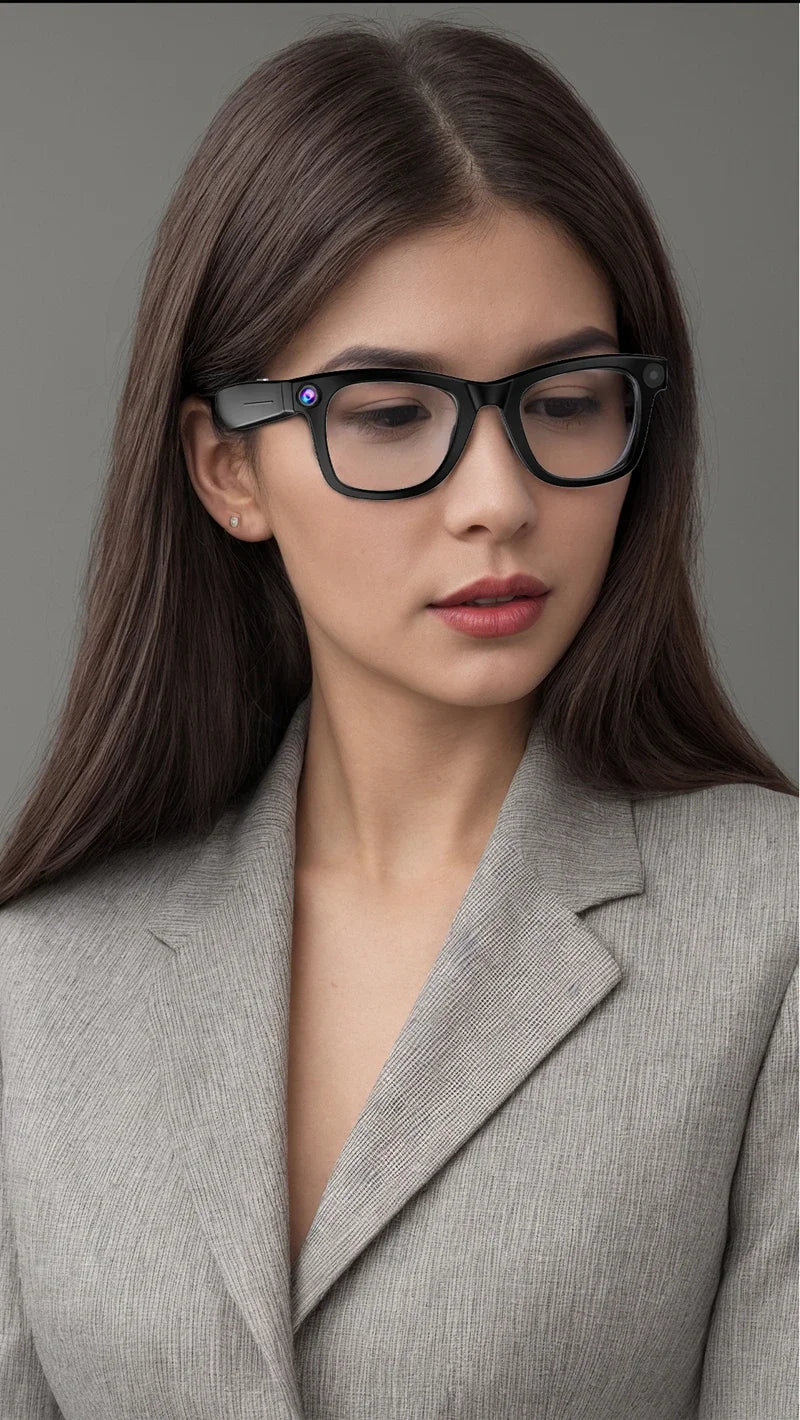 Waterproof Glasses 800W pixel Shooting Photo Video Voice AI Glasses HD 4K HD Camera Call Smart  AI Translation Bluetooth Glasses