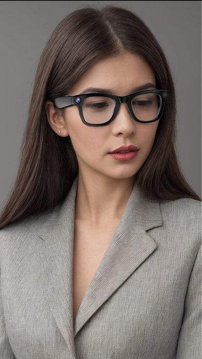 Waterproof Glasses 800W pixel Shooting Photo Video Voice AI Glasses HD 4K HD Camera Call Smart  AI Translation Bluetooth Glasses