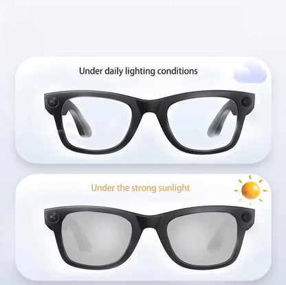 Waterproof Glasses 800W pixel Shooting Photo Video Voice AI Glasses HD 4K HD Camera Call Smart  AI Translation Bluetooth Glasses