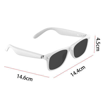 AI Intelligent Translation Glasses Wireless Headset Sunglasses Built-in Microphone Speakers Earphone Glasses for Outdoor Travel