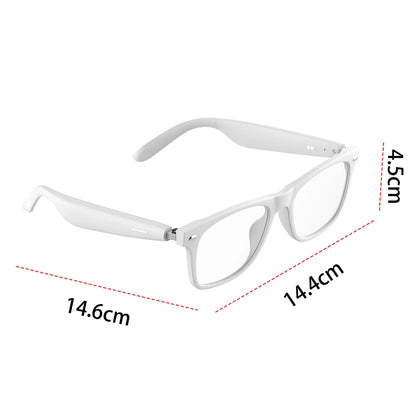 AI Intelligent Translation Glasses Wireless Headset Sunglasses Built-in Microphone Speakers Earphone Glasses for Outdoor Travel