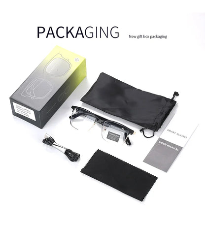 Wireless Prescription AI Glasses Photochromic Sunglasses Anti Blue Ray Reading Glasses