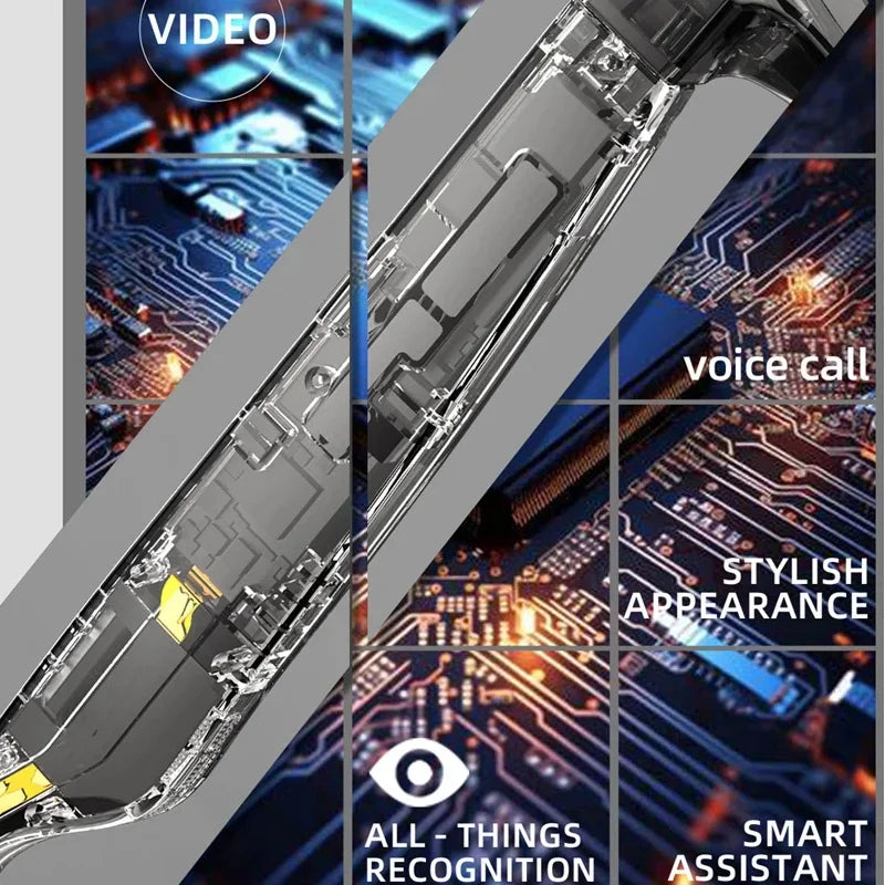 Waterproof Glasses 800W pixel Shooting Photo Video Voice AI Glasses HD 4K HD Camera Call Smart  AI Translation Bluetooth Glasses