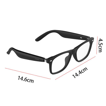 AI Intelligent Translation Glasses Wireless Headset Sunglasses Built-in Microphone Speakers Earphone Glasses for Outdoor Travel