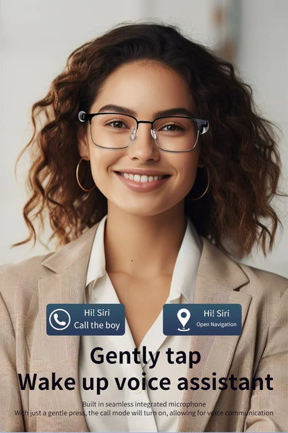 Wireless Prescription AI Glasses Photochromic Sunglasses Anti Blue Ray Reading Glasses