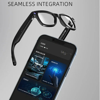 Waterproof Glasses 800W pixel Shooting Photo Video Voice AI Glasses HD 4K HD Camera Call Smart  AI Translation Bluetooth Glasses